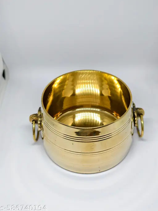 Pooja Kalash for Pooja Room Decor | Brass Naazhi  | Traditional Brass Kalash for Religious Rituals