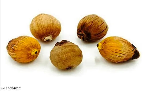 spiritual Gomti Chakra, Laghu Nariyal, Peeli Kauri, Kamal Gatte, Goonja Seeds| 5 each Wooden Yantra Puja Articles