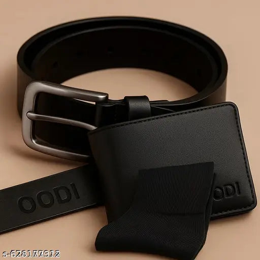 mens belt socks wallet