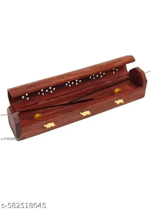 Wooden incense stick holder Agarbatti holder 10 inch long