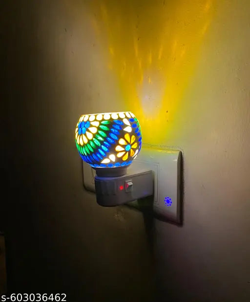 VERMA JI Product Pure Air Karpure CAMPUR Electric Diffuser for Home & Office | Ceramic Kapoor Dani Electrical with On/Off Switch & Night Lamp | Smoke Free, Child Safe & Shock Proof