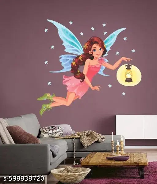 Aalam Designs Fairy Wall Sticker & Murals,Size -72 cm x 66 cm