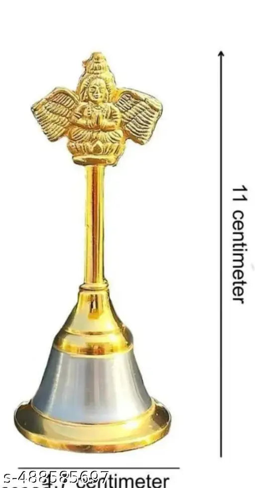 S.S. Mart 2 pack 1 pcs kapoor dani& 1 pcs Pooja balles ure Brass Dhuna Dhoop Dani Incense Burner / Home Purifying&Matal Puja Garuda Ganti Bell Designer Garuda Ganti