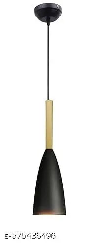 BECRAFT Aluminum Hanging Lights for Dining Table, Pendant Lamps for Kitchen Island, Bedroom Hanging Lamps and Living Room Lights E27 Bulb Included (Pack of 3) Black