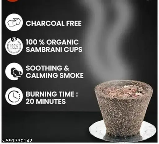 sambarani cups pack of 48 guggul dhuni lobhan doop with pure cow dunk sambrani cup for pooja dhup samagri