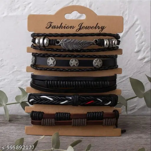 bracelets combo | bracelet combo set | trendy bracelet | black bracelet | brown bracelet | leather bracelet for men | leather bracelet for boys | bracelet for womens | bracelets | leather bracelet | layered bracelets | bracelet for boy | bracelets for men