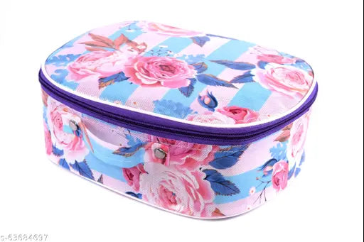 Set Of 5 Kit Vanity Boxes | Women's Makeup Bindi & Jewellery Storage Bags | Multipurpose boxes Fashionable Supreme Quality Vanity boxes | Pack Of 5