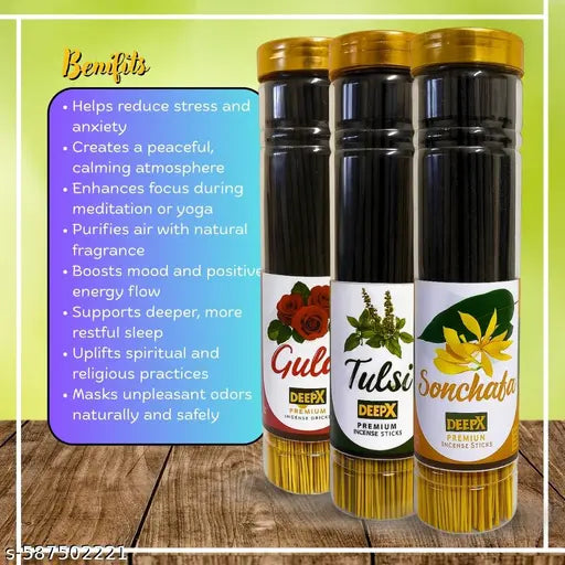 Long Lasting Black Agarbatti | Black Fragrance Agarbatti | Charcoal Free Black Agarbatti | Handmade Black Incense | Natural Black Agarbatti | 100gm Black Incense Bottle | 3 Bottle Black Agarbatti | Bulk Black Incense Pack | Black Agarbatti Combo Pack | Bl