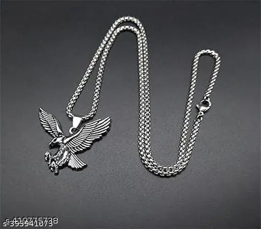 Eagle Chain Pendant For Men And Boy Silver