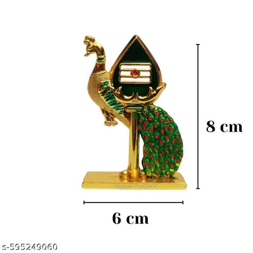 Om Vel metal & Vel with Peacock metal