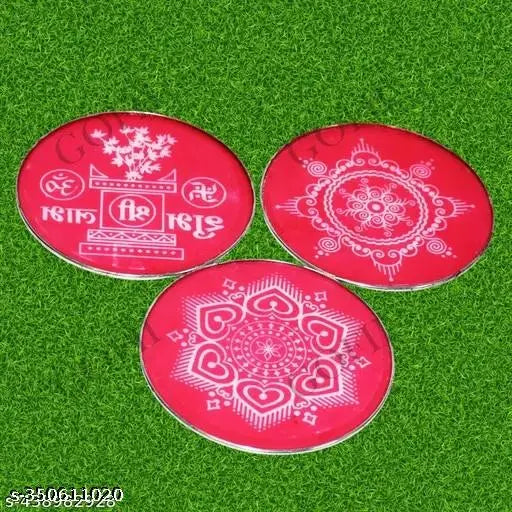 rangoli stencil/sacha pack of 8 jali size 8*8 inch