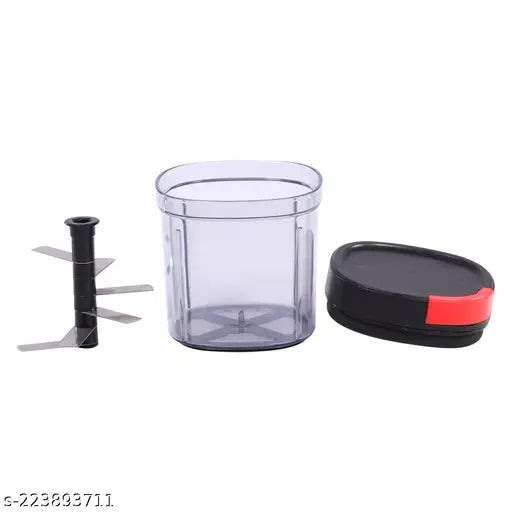 Wonderchef Glory String Vegetable Chopper with 6 Sharp SS Blade, Anti Slip Silicon Base Ring, Air Tight Lid, 900Ml