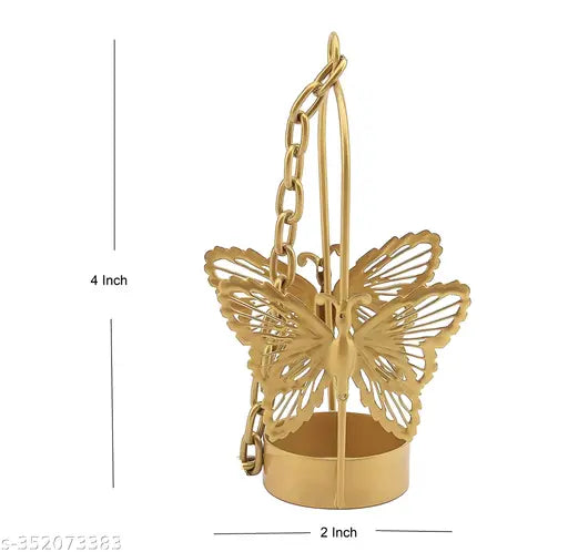 Hanging Butterfly Tealight Candle Holders Combo Pack (Pack of 4)