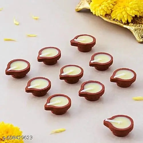 Decorative Tealight Diya Candles – Perfect for Festive & Seasonal Shoppers, Home Décor Enthusiasts, Spiritual & Relaxation Seekers, Eco-Conscious Buyers, Gift Buyers, Minimalists & Natural Styling Lovers