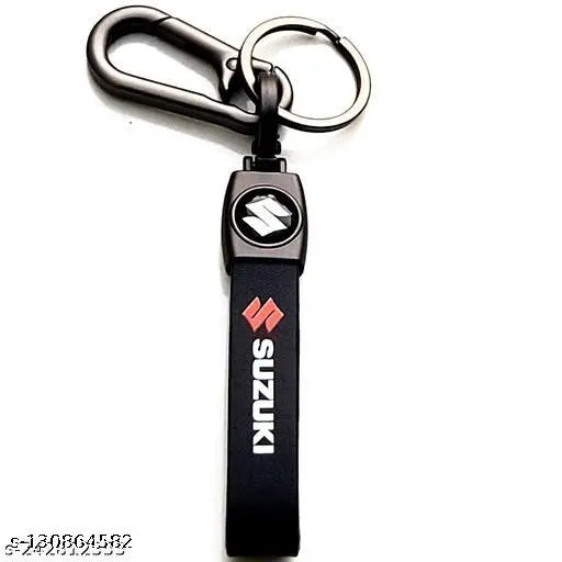 Stylish Men Black Stainless Steel Bike Keychain (Pack-1)