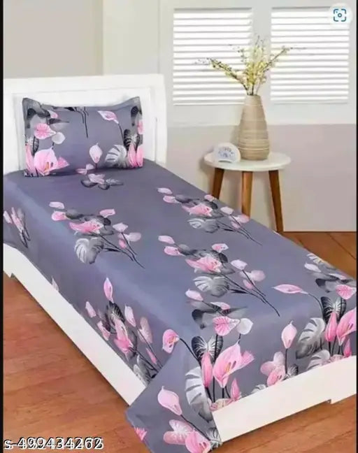 LAZYBEES PRESENT 1 SINGLE BEDSHEET WITH 1 PILLOW COVERS