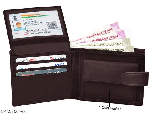 BUFFHIDE RFID Protected 100% Genuine Leather Gift Hamper For Men | Leather Wallet For Men's | Wallets Branded | Wallets For Men (Lee-on Brown) ,Leather wallet combo for men