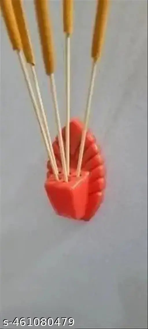 GLOW TODAY Self-Adhesive Wall-Mounted Agarbatti Stand | Incense Stick Holder for Home, Pooja Room & Office | Multicolor, Set of 9