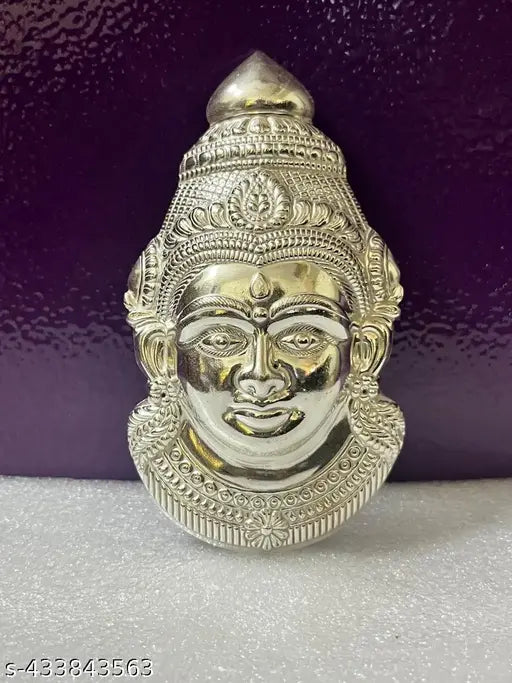 German Silver Lakshmi Mukuta small