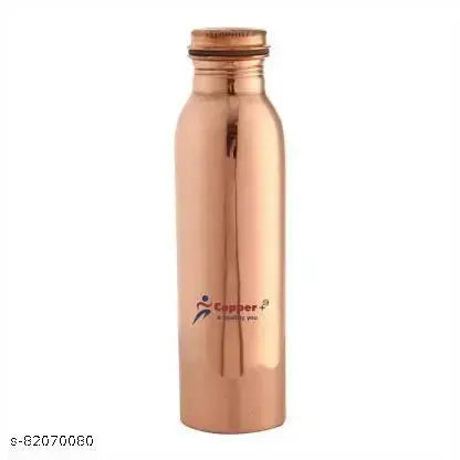 copper plus Plain Copper Water Bottle, 1 Litre 1000 ml Bottle||