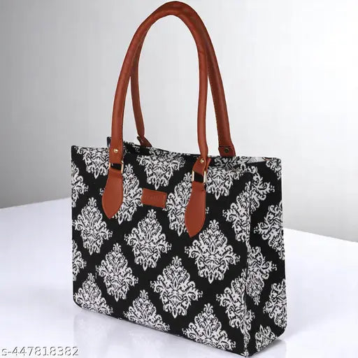 Stylish Jute Tote Bag For Office and Laptop, Shopping Shoulder Bag, Shoppers Tote Handbags Lightweight Waterpoof Big Size, Grocery Bag, Eco Friendly Bags For Shopping For Women