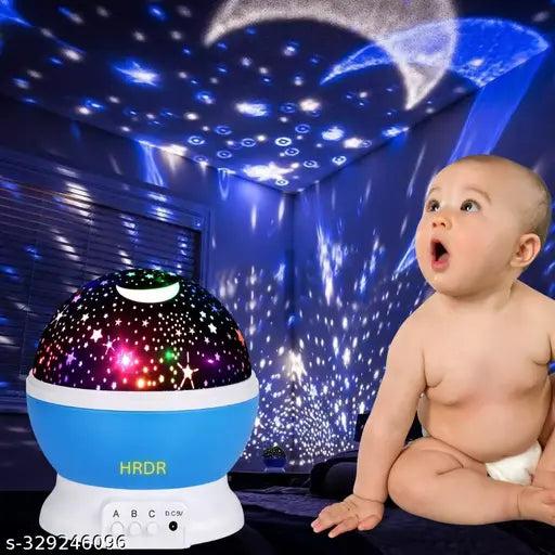 HRDR ,Night Lamp-Kids Night Light Toys for 2-8 Year Old Girls Gifts, Moon Star Projector Light for Kids, 360 Degree Rotation and 8 Color Light Changing, Best Gifts for 4-6 Year Old Girls Birthday Gift -(MultiColor)