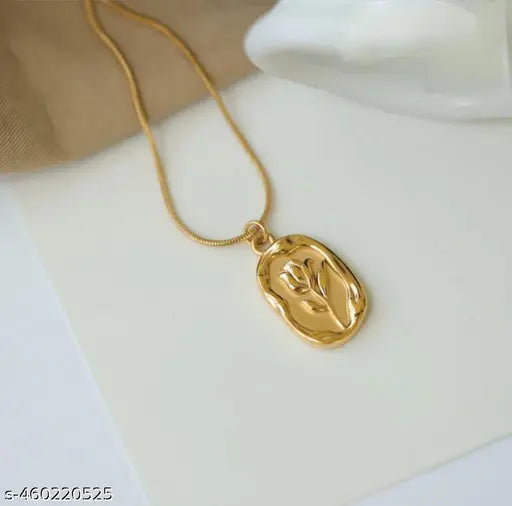 New Design Premium Quality Rose flower Girls Pendant Chain || Girls Locket || Girls necklace chain || chain for girls || women nechlace chain || pendant chain || Trendy necklace chain || necklace dikhayen