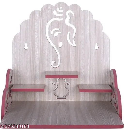 DHRUV ElegantHaven  Wooden Home Temple, Modern Wooden Temple Design Graceful Prayer- Timeless Spiritual Elegance for Daily Worship Space like Home, office, Shop 181