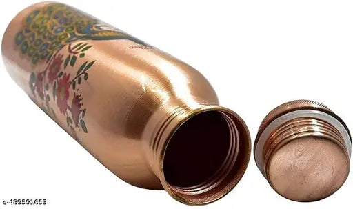 Forgex Peacock Copper Bottle 1000 Ml Premium Quality