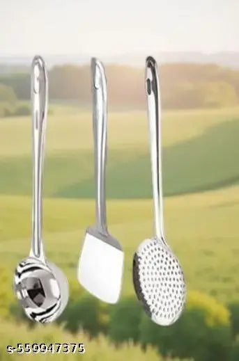 Heavy steel karchi palta skimmer 3pc  combo