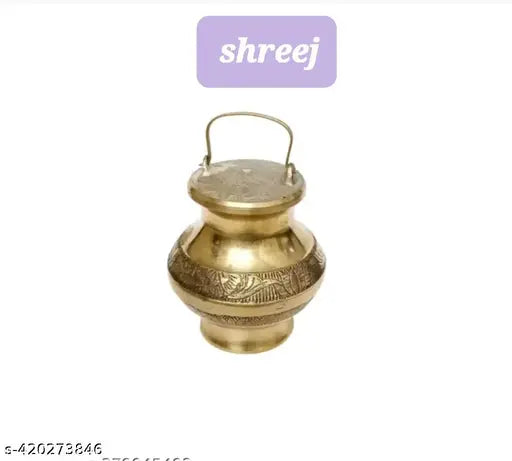 Pavitari gangajali lota gangajal Kalash patra made up of pure brass