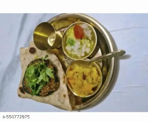 2 combo pack of laddu Gopal bhogh thali Set with Tulsi Mala