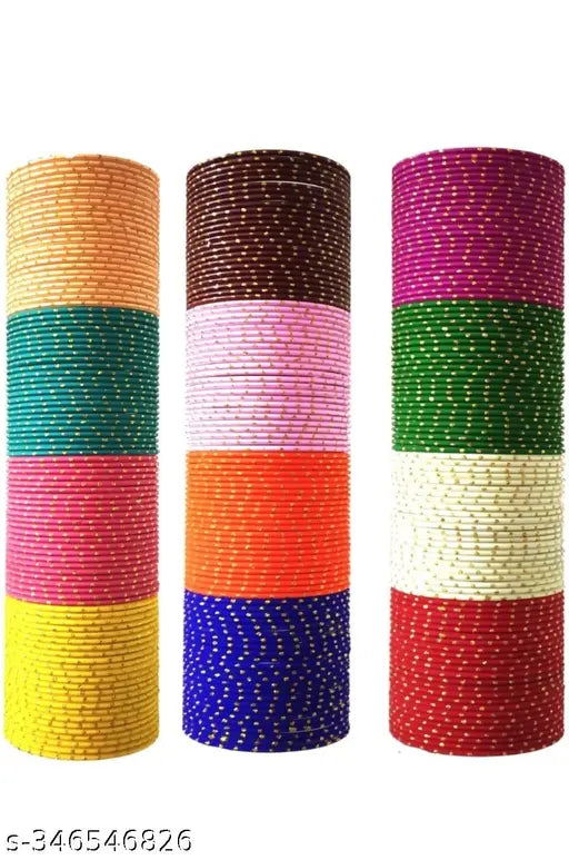 NEW SHREE JEE BANGLES Store present Meesho Online Shopping-Lowest Prices,Great Quality Designer velvet Bangles In 12 different colours( pack of 120 Bangles)