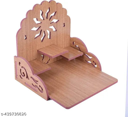 Kiyan Traders Artisan-Made Wooden Shrine for Spiritual Reverence and Decorative Sophistication 38