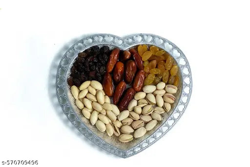 BIBA'S TRADING CO PRESENT Traditional Design Big Serving seer Plates Tray Silver Finish Plastic Decorative Designer Platters for Mukhwas Dry Fruit Return Gift Diwali Birthday Marriage Anniversary (Pack of 12) ml Brand: Generic