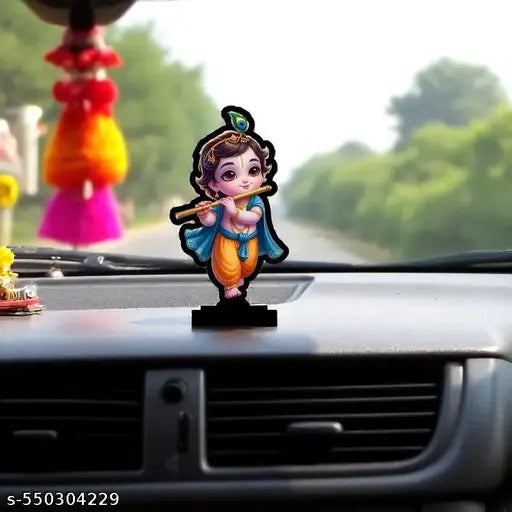 Shri Krishna Car Dashboard 12 CM Perfect for Car Dashboard