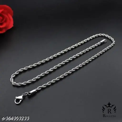 22 Inch New Trending Stylish Gold Plated Chain For Men And Boys Alloy Chain Premium Looking  Chain-021