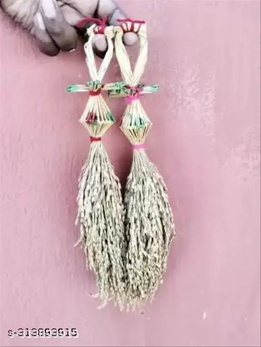 lookat Handmade Paddy Rice Home Decoration Product laxmi diwali Puja Toran  (rice)