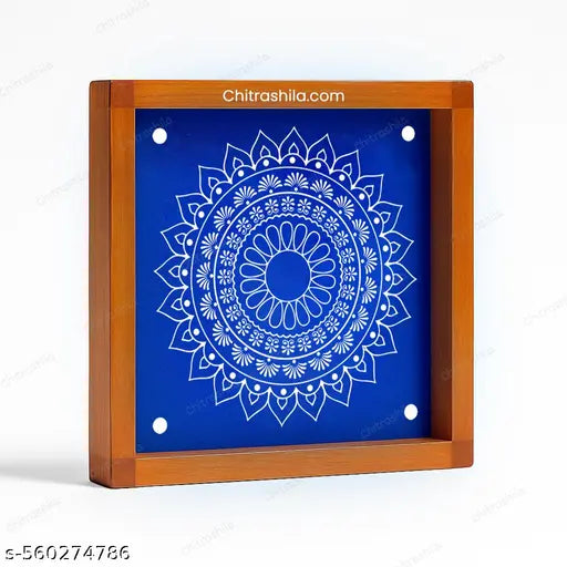 Chitrashila Intricate Mandala Stencil for Rangoli Art ( Wooden Rangoli Stencil) - S03