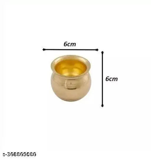 Brass Lota Kalash / Pooja Lota / pital kalsi, pital kalash, lota Brass Kalash (set of 1 ,gold)