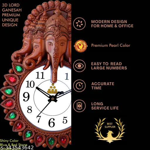 Premium Quality Analog Wall Clock for Home & Office