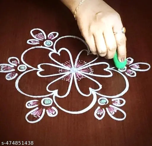 Super chalks, White color (kolam)