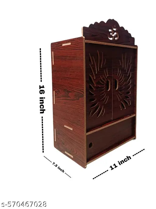 ELEGENT PREMIUM FOLDING MDF POOJA MANDIR