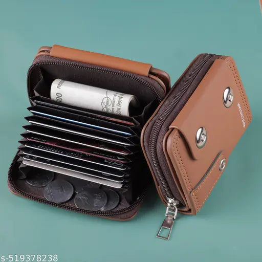 Card Holder For Men&Women(Brown)01
