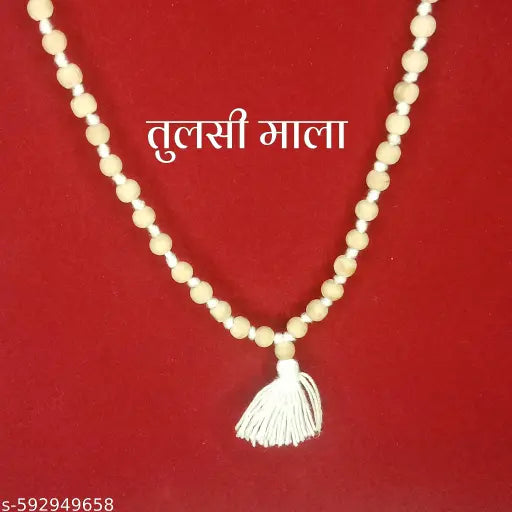 तुलसी माला १०८ नाम जाप - Tulsi Mala 108 Naam Jaap | Natural Tulsi Mala 108 Beads Original - Shiv Gems and Rudraksh