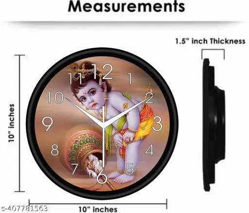 krishna wall clock