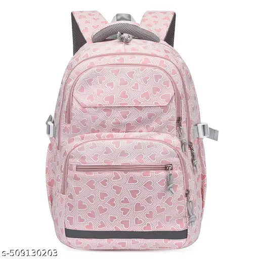 26 Litre,(sky blue) Stylish & Trendy Water Resistant Hi Storage School Collage Travel Backpack Bag for Girls & Women, 18 Inch
