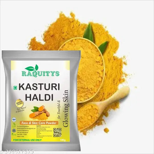 Wild Turmeric Powder 100gm 100% Natural And Pure Haldi Powder | Kasturi Manjal | Amba Haldi | Jangli Haldi | Best For Face And Skin.