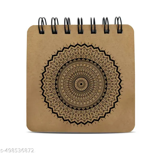 PaperO Pocket Size Sketch Book | 140 GSM | (10.5 x 10.5 cm) | Pack of 3 | 40 Sheets Each | Wiro-Bound | Ideal for Quick Sketches, Doodles, and Travelers | Mandala