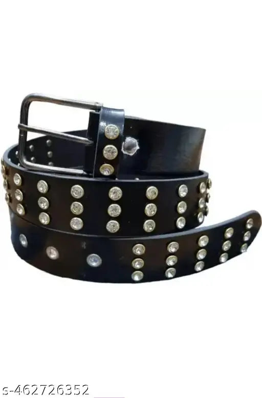 Styles Modern diamond stone belts for men